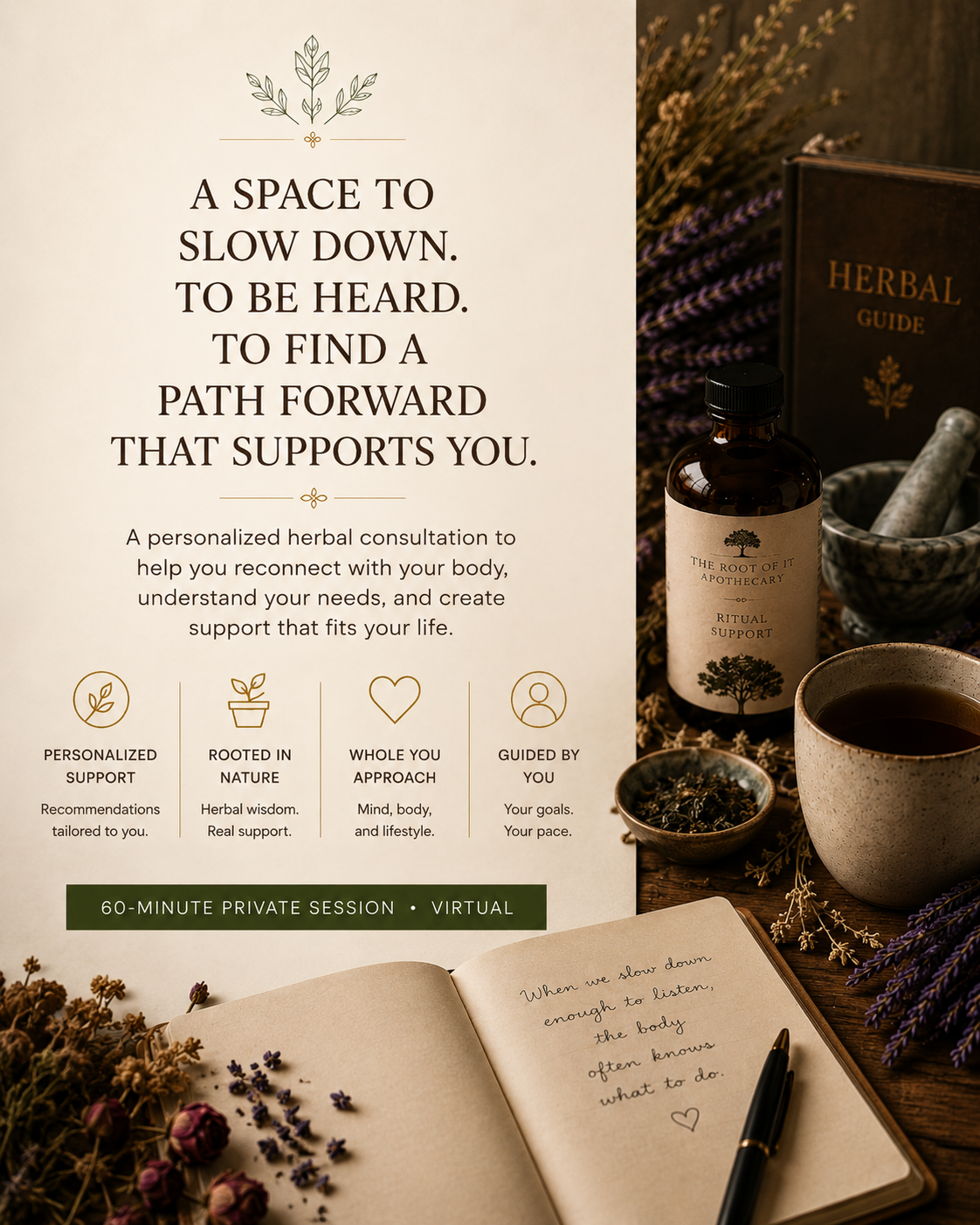 Private Herbal Consultation | Personalized Wellness Support
