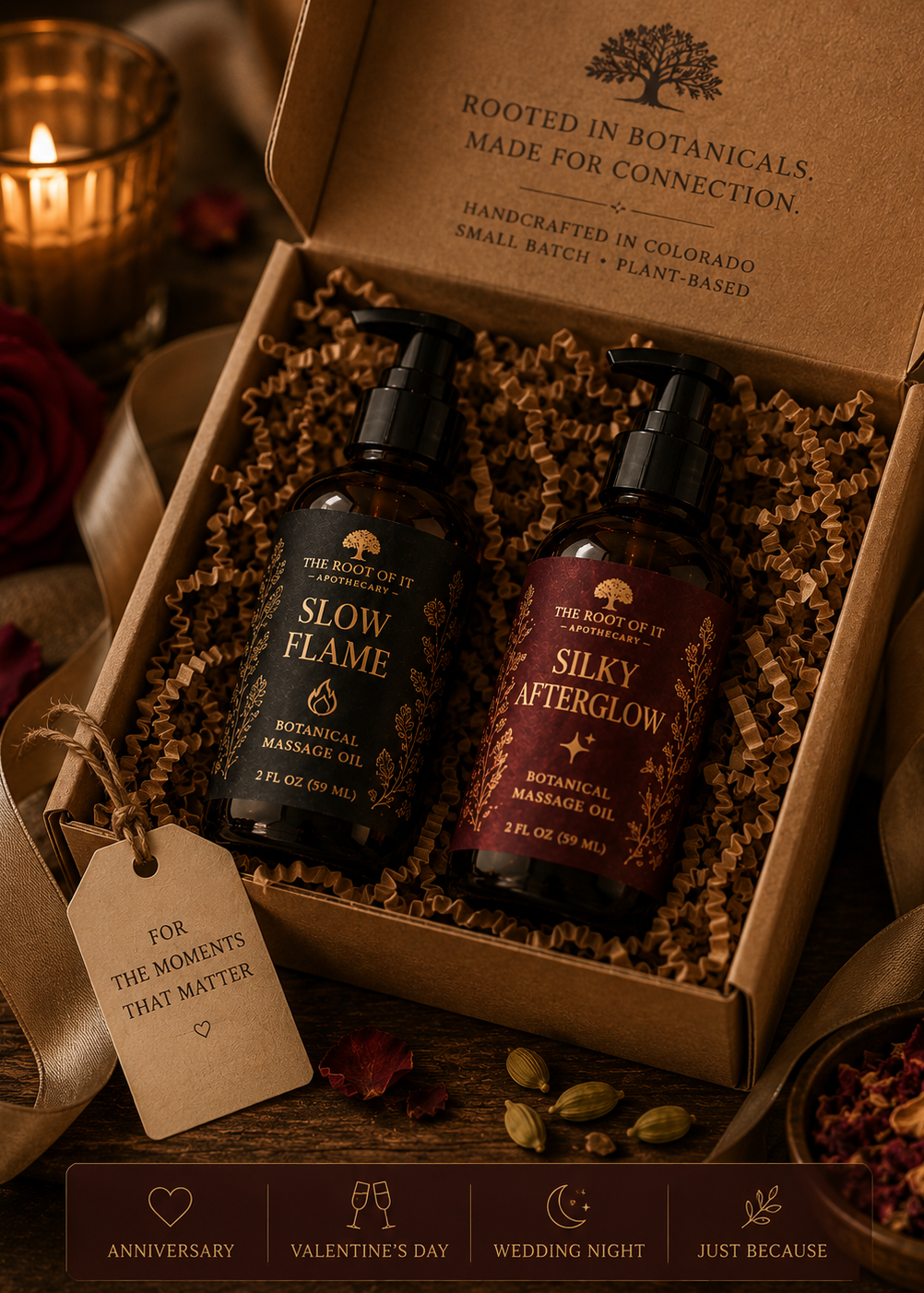 Damiana Massage Oil: Desire, Warmth, Connection and Sensual Ritual