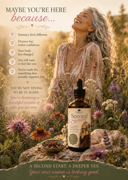 Second Spring: Botanical Support for Women's Menopause Wellness & Intimate Comfort