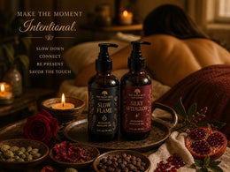 Damiana Massage Oil | Desire, Warmth, Connection and Sensual Ritual