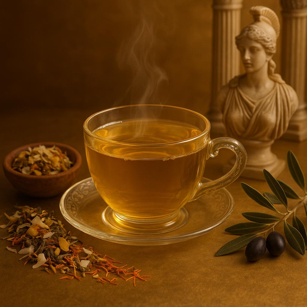 Ambrosia Tropical White Tea Blend: Coconut, Pineapple, Vanilla - Handcrafted Loose Leaf