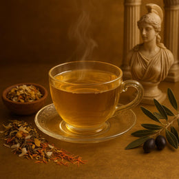 Ambrosia Tropical White Tea Blend: Coconut, Pineapple, Vanilla - Handcrafted Loose Leaf