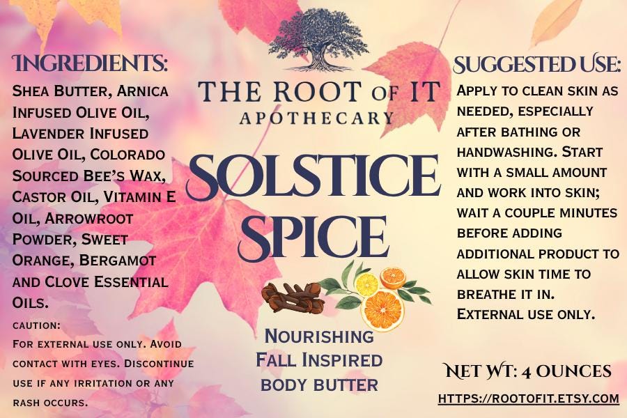 Orange Bergamot Clove Body Butter | Whipped Herbal Moisturizer | Citrus Spice Skin Care