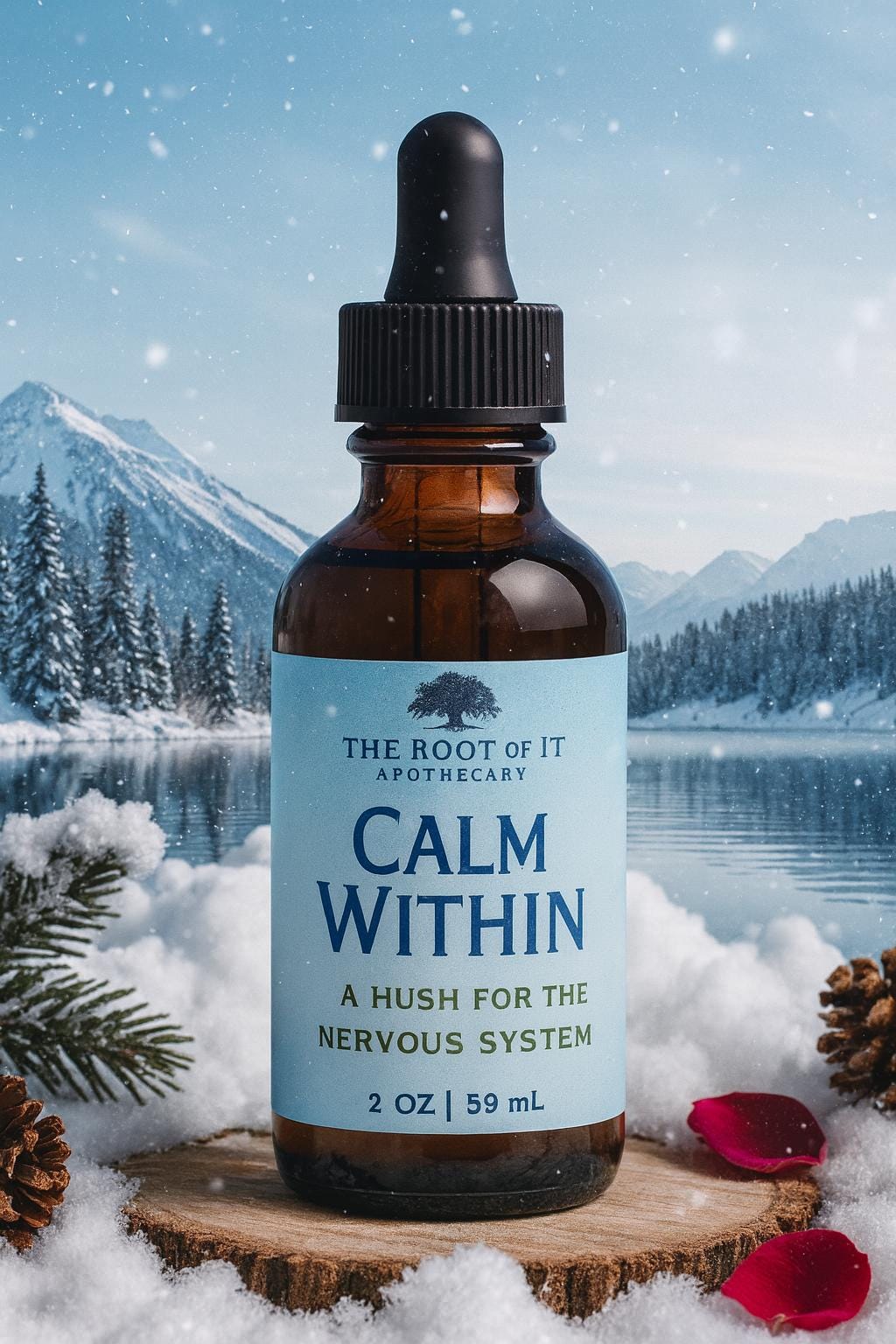 Calm Within | Herbal Blend for Grounding | Botanical Tincture | Daily Ritual Drops