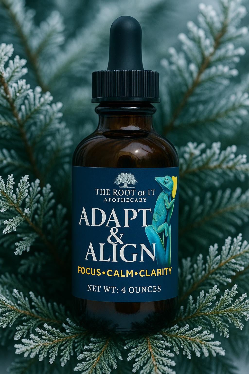 Adapt & Align: Lion's Mane & Cordyceps Herbal Tincture for Focus, Clarity & Steady Energy