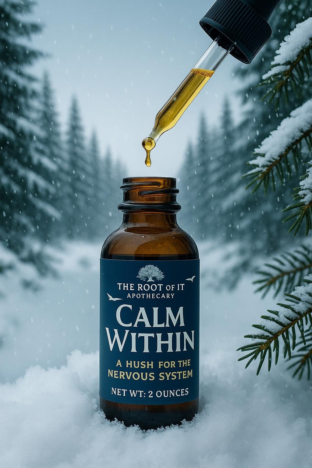 Calm Within | Herbal Blend for Grounding | Botanical Tincture | Daily Ritual Drops