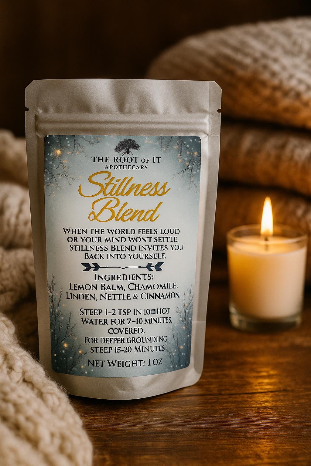 Stillness Blend - A Grounding Herbal Tea for Calm, Clarity & Coming Home to Yourself