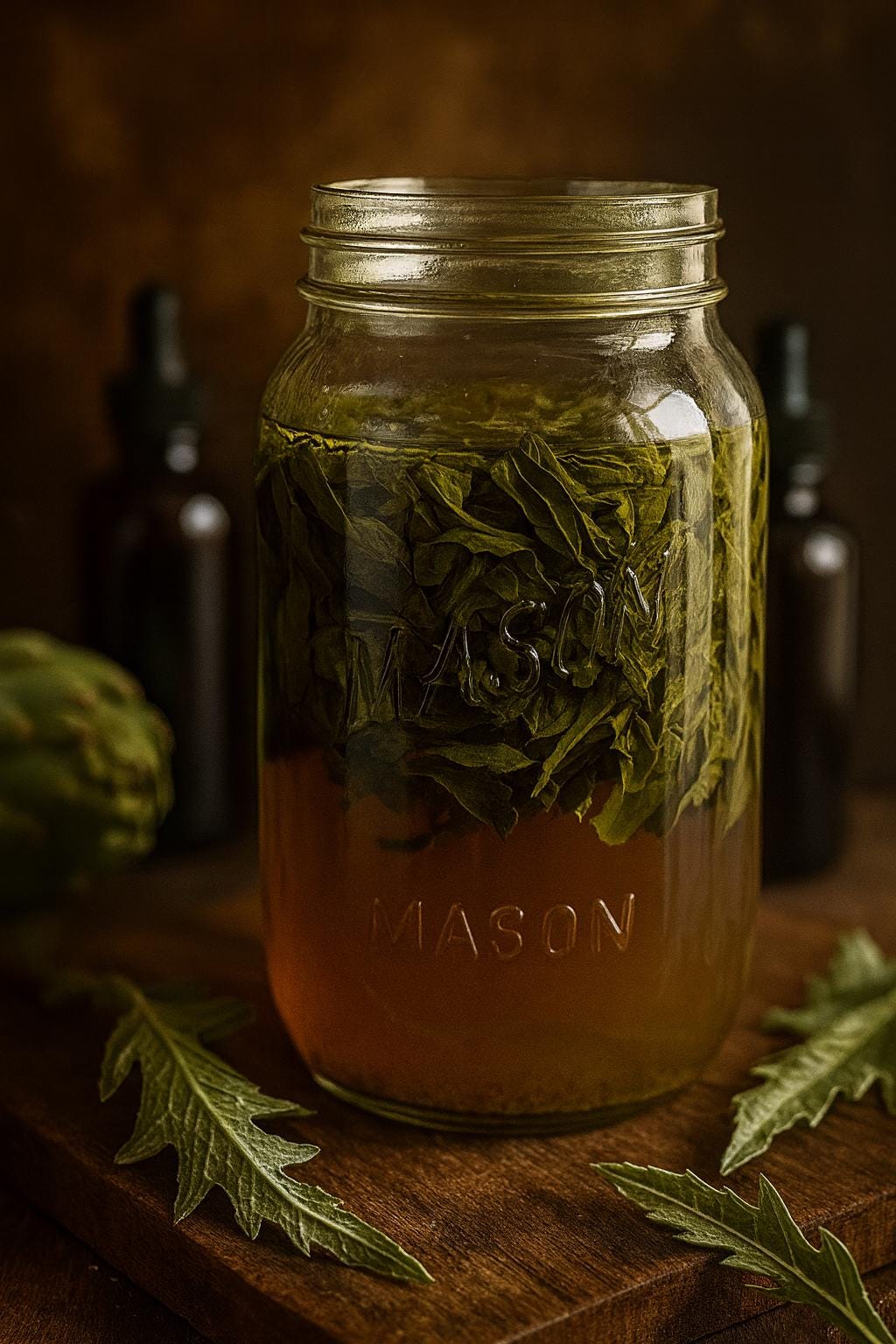 Artichoke Leaf Tincture | Herbal Bitter Extract | Traditional Botanical | Small Batch