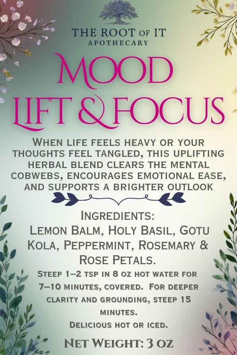 Focus Herbal Tea | Bright Botanical & Caffeine-Free Blend