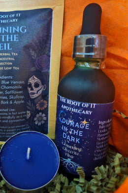 Courage in the Dark | Alcohol-Free Glycerite for Emotional Balance & Nervous System Nourishment