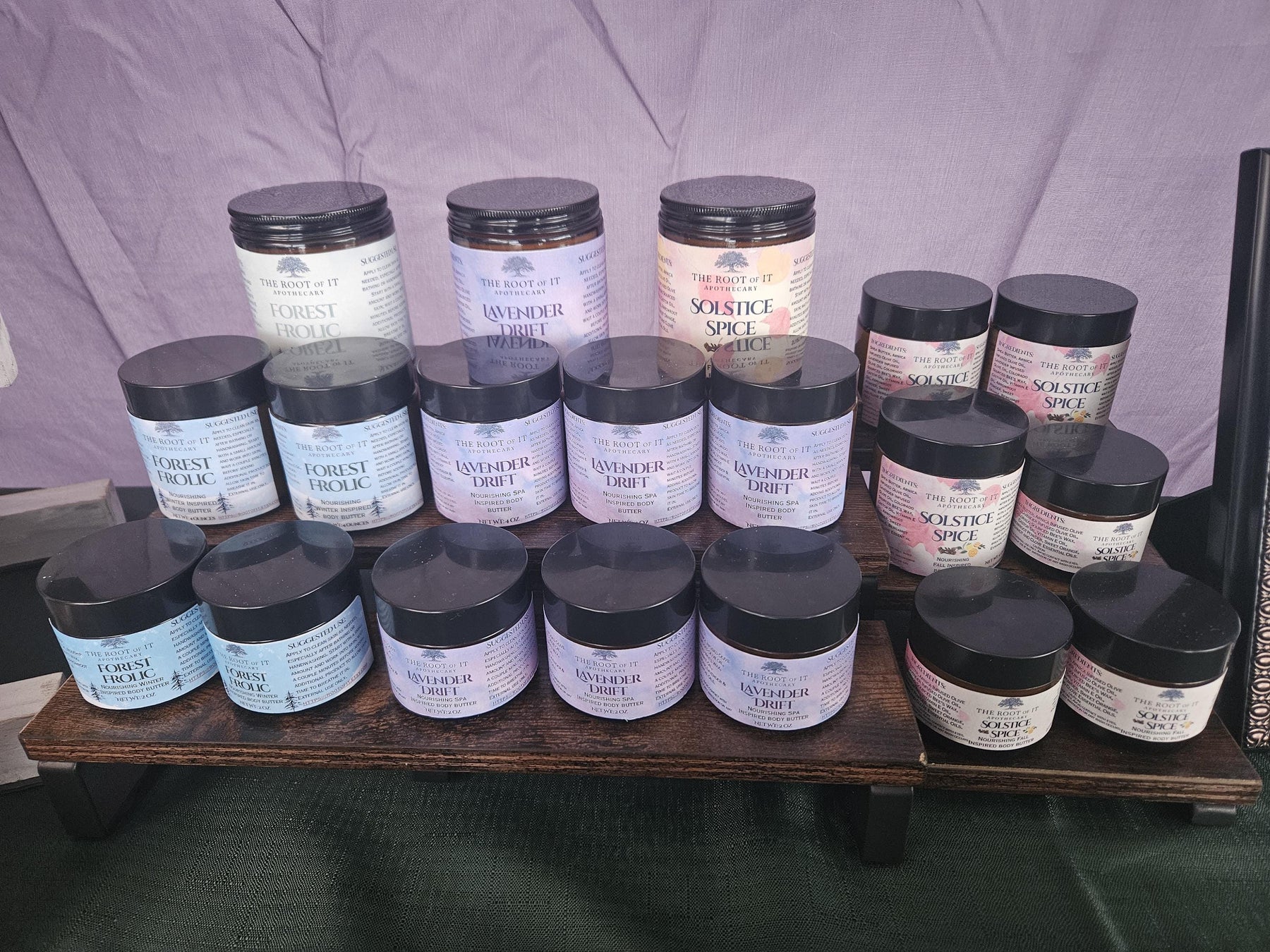 Lavender & Peppermint Herbal Body Butter • Ultra-Rich and Natural Moisturizer