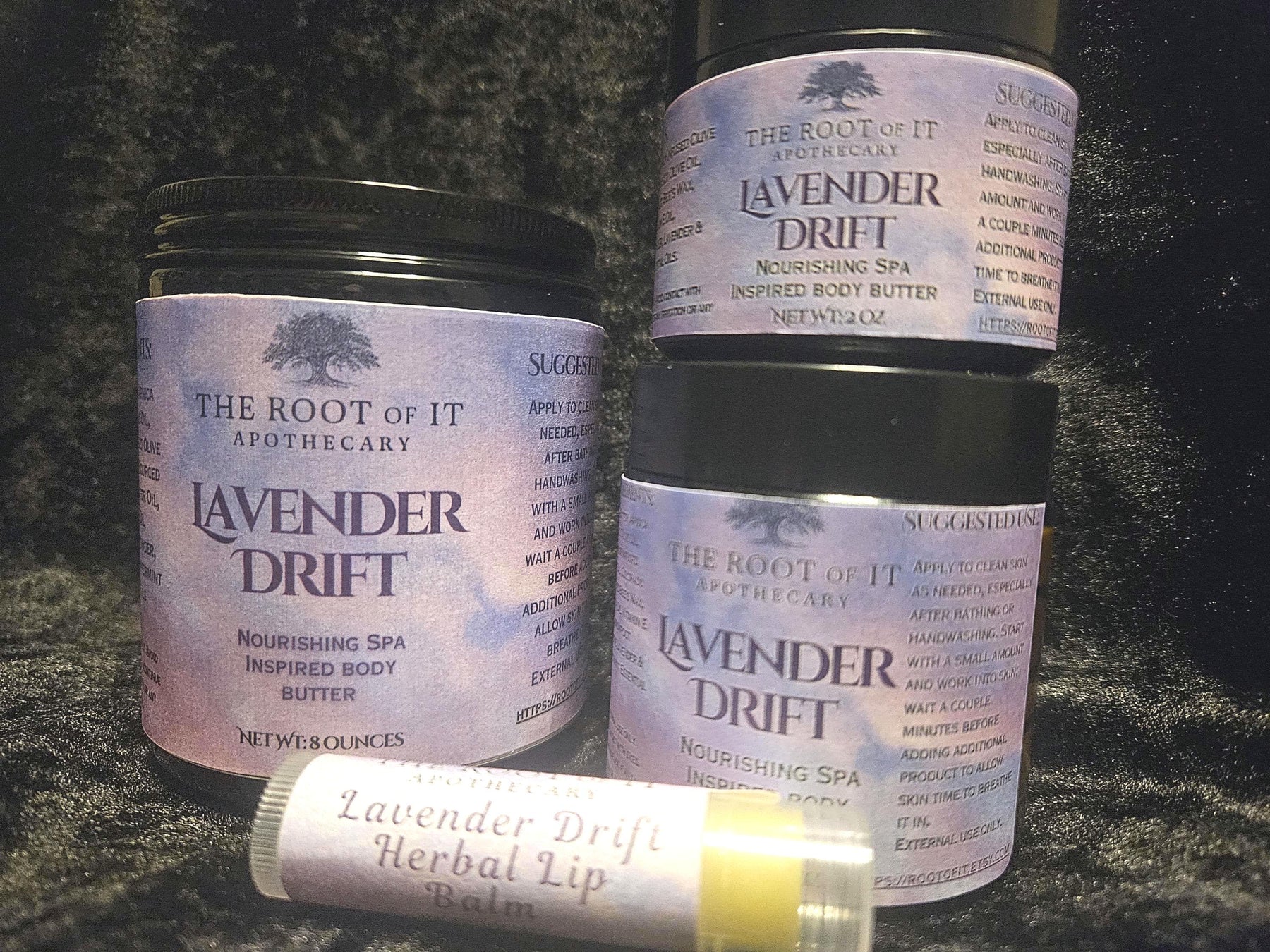 Lavender & Peppermint Herbal Body Butter • Ultra-Rich and Natural Moisturizer