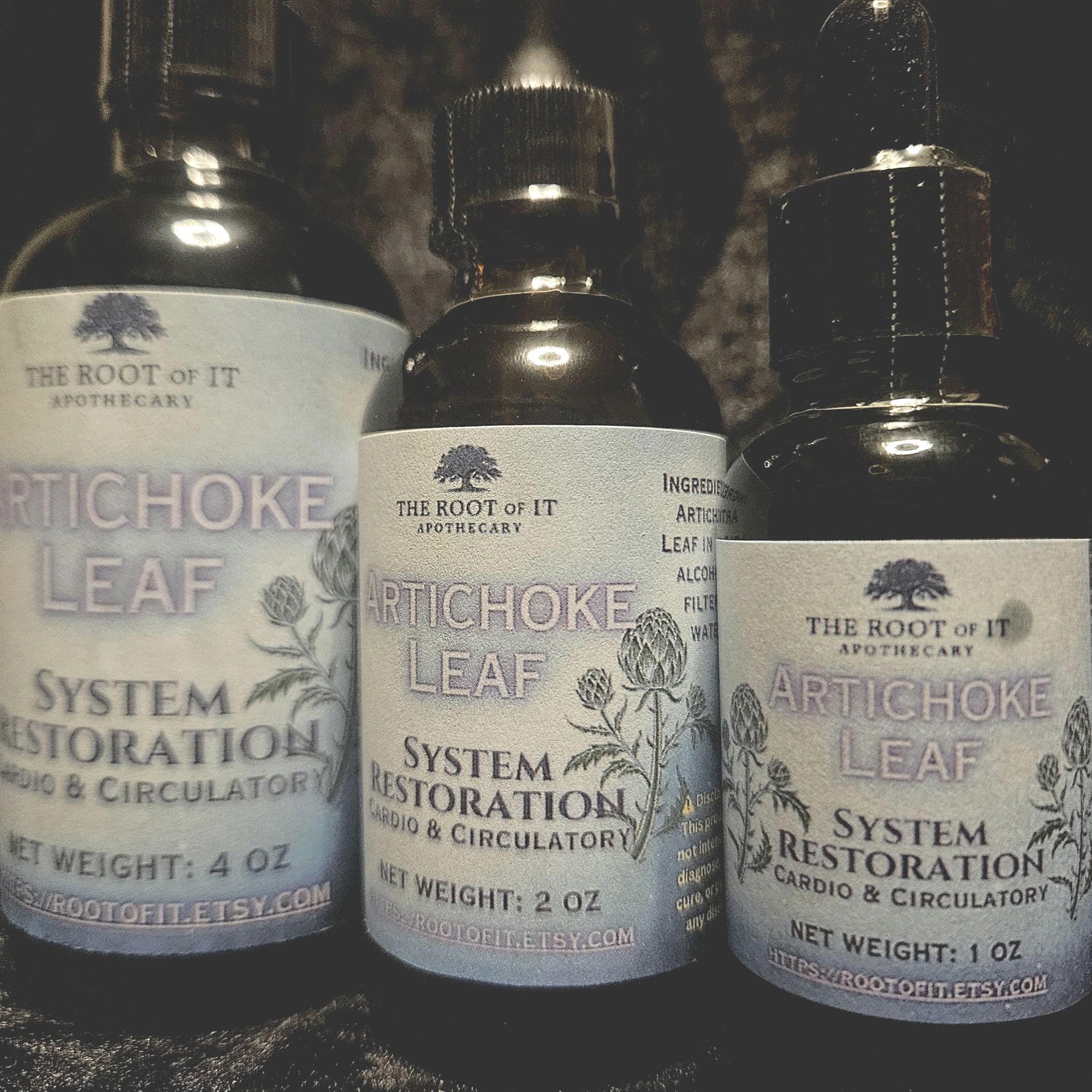 Artichoke Leaf Tincture | Herbal Bitter Extract | Traditional Botanical | Small Batch