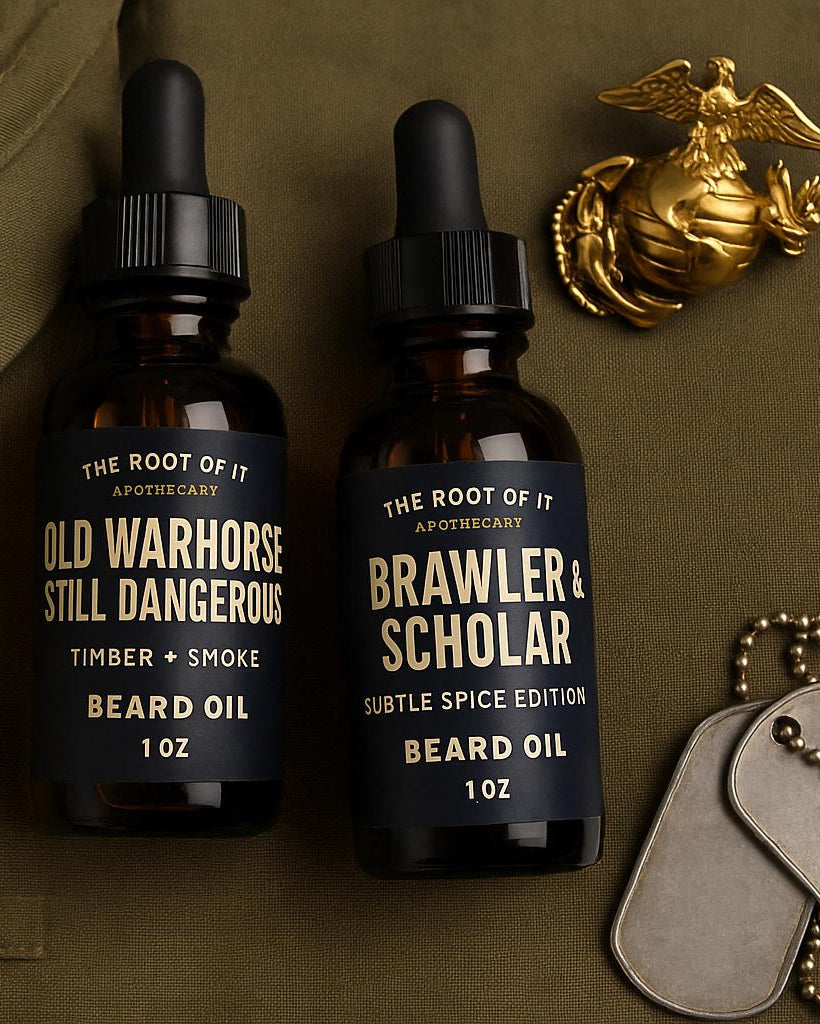 Artisan Beard Oil - Old Warhorse & Brawler & Scholar