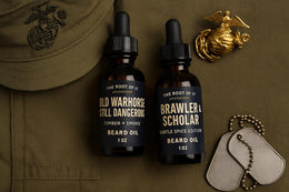 May include: A set of two beard oils.