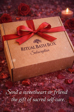 Ritual Bath Box Subscription – Herbal Soak, Body Oil & Card Set