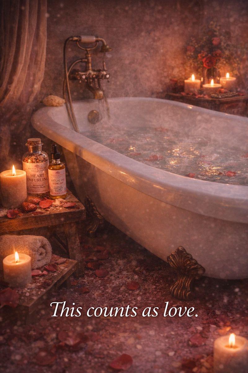 Ritual Bath Box Subscription – Herbal Soak, Body Oil & Card Set
