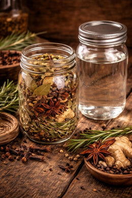 Fast-Absorbing Herbal Liniment | Warming and Penetration Botanical Body Spray | Clove, Ginger & Rosemary