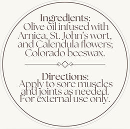 Arnica St. John’s Wort Calendula Herbal Salve | Warming Botanical Balm for Gentle Comfort