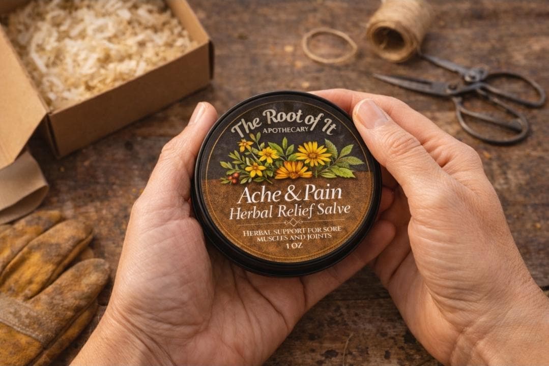 Arnica St. John’s Wort Calendula Herbal Salve | Warming Botanical Balm for Gentle Comfort