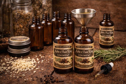 Fast-Absorbing Herbal Liniment | Warming and Penetration Botanical Body Spray | Clove, Ginger & Rosemary