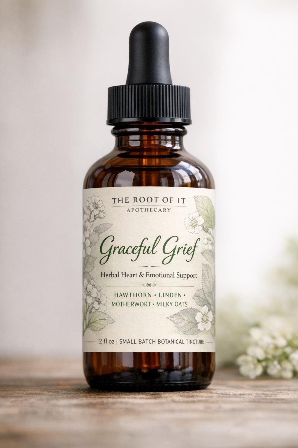 Graceful Grief | Herbal Tincture for Times of Loss & Transition | Heart-Centered Ritual Blend