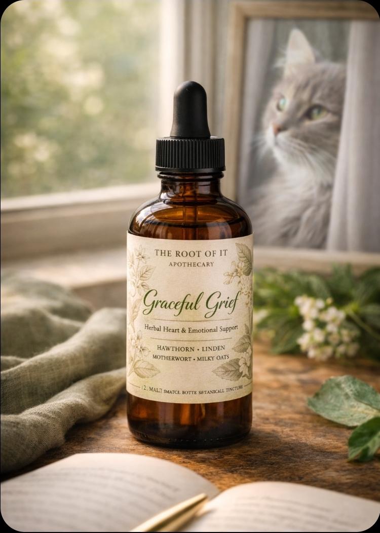Graceful Grief | Herbal Tincture for Times of Loss & Transition | Heart-Centered Ritual Blend