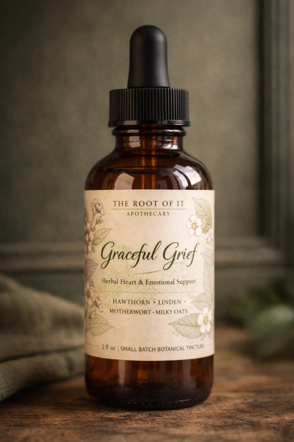 Graceful Grief | Herbal Tincture for Times of Loss & Transition | Heart-Centered Ritual Blend