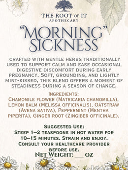 Mama’s Morning Tea – Gentle Herbal Tea with Mint, Lemon Balm & Ginger for Mom's To-Be