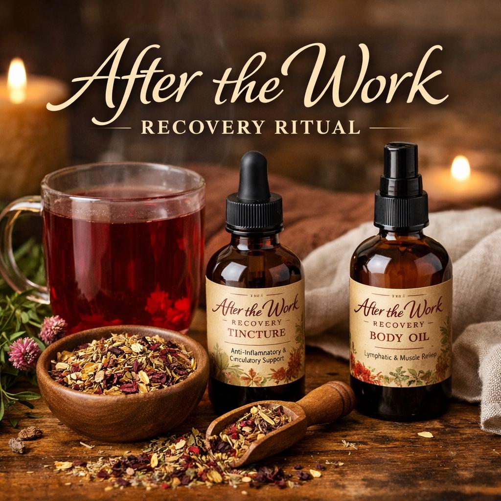 Sore Muscle Recovery Kit: Herbal Support After Massage, Bodywork & Physical Therapy
