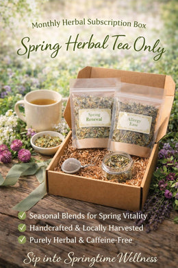 Monthly Herbal Subscription Box: Seasonal Tea & Tincture - Handcrafted Apothecary