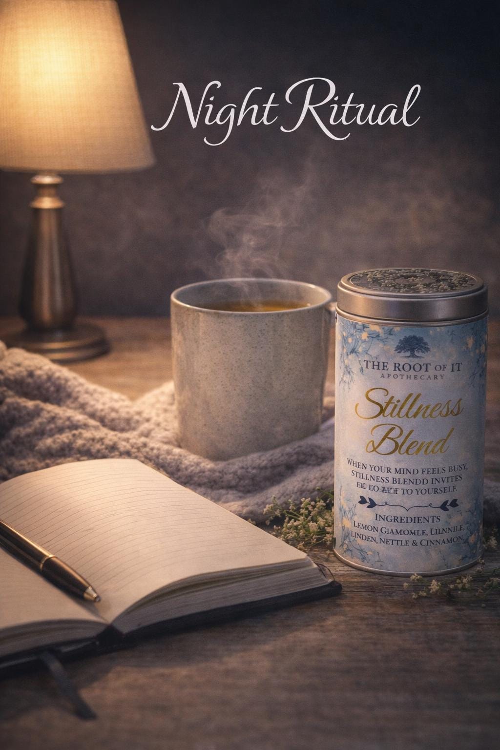 Stillness Blend - A Grounding Herbal Tea for Calm, Clarity & Coming Home to Yourself