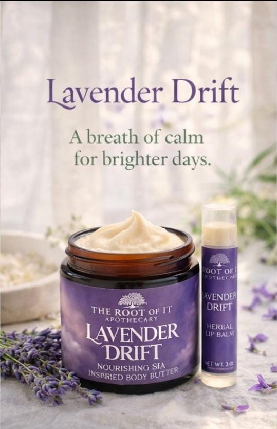 Lavender & Peppermint Herbal Body Butter • Ultra-Rich and Natural Moisturizer