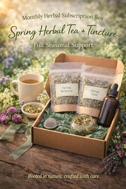 Monthly Herbal Subscription Box: Seasonal Tea & Tincture - Handcrafted Apothecary