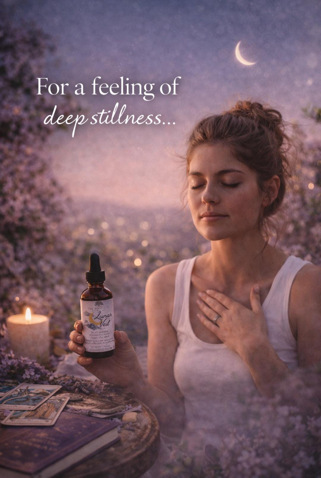 Lunar Veil | Evening Ritual Tincture for Meditation, Reflection & Dreamwork | Botanical Blend