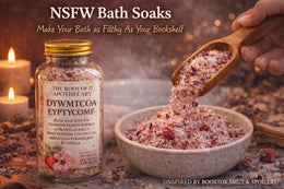 BookTok Bath Soaks NSFW | Naughty Acronym Collection | Romance Trope Self Care Gift | Spicy Reader Gift Set