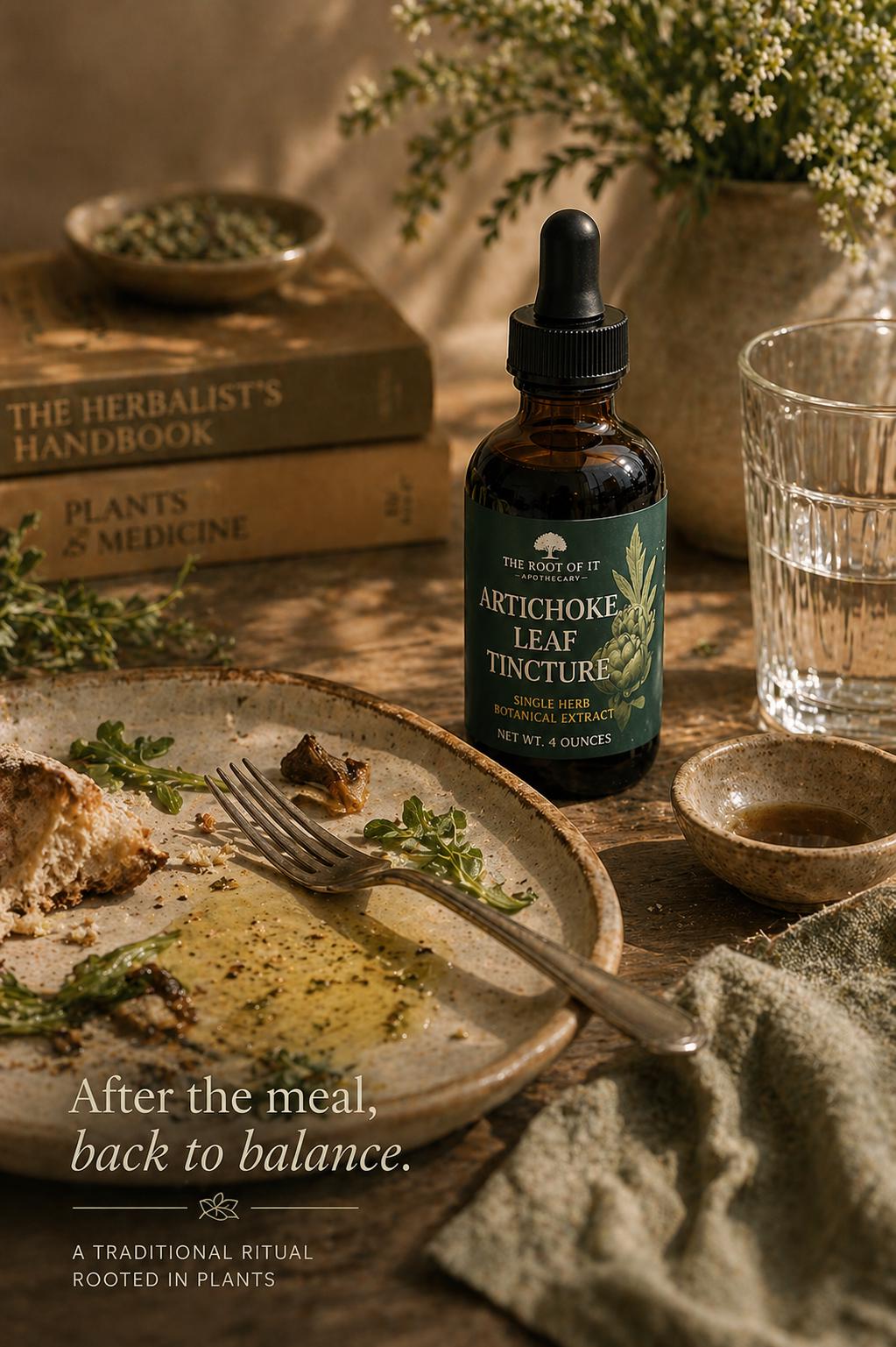 Artichoke Leaf Tincture | Herbal Bitter Extract | Traditional Botanical | Small Batch