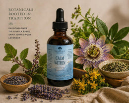 Calm Within | Herbal Blend for Grounding | Botanical Tincture | Daily Ritual Drops