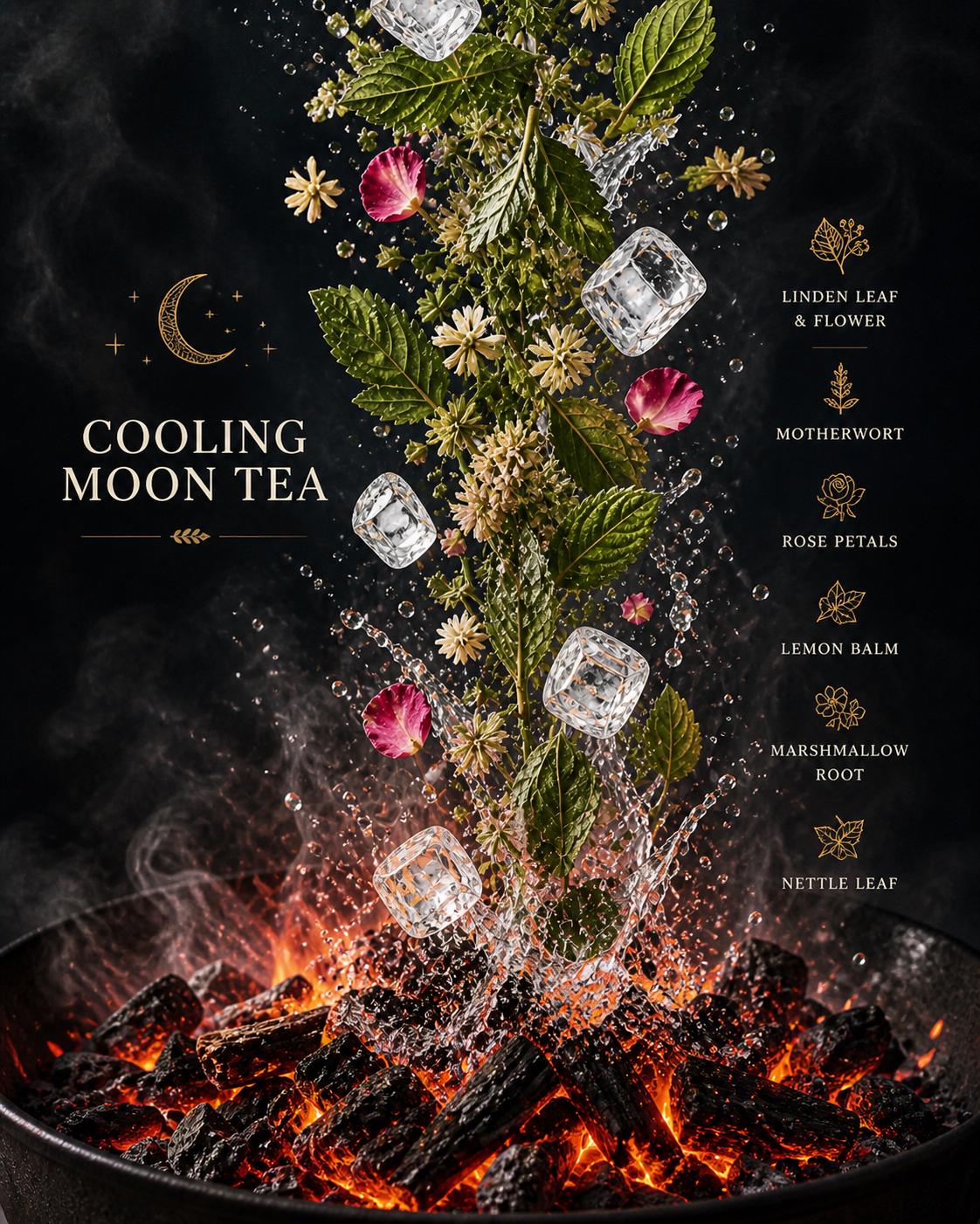 Cooling & Calming Tea Blend | Botanical Wellness Tea for Rest and Balance