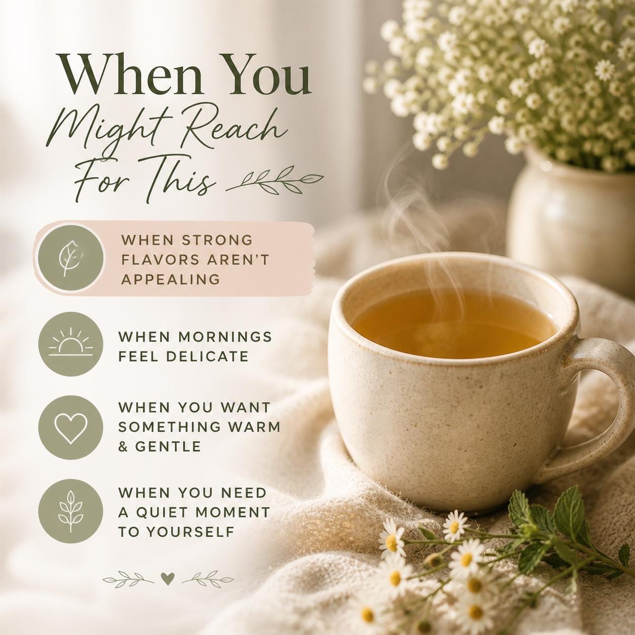 Mama’s Morning Tea – Gentle Herbal Tea with Mint, Lemon Balm & Ginger for Mom's To-Be