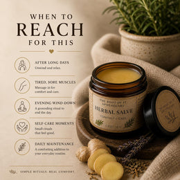 Arnica St. John’s Wort Calendula Herbal Salve | Warming Botanical Balm for Gentle Comfort