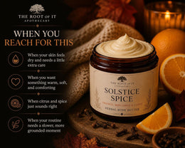 Orange Bergamot Clove Body Butter | Whipped Herbal Moisturizer | Citrus Spice Skin Care