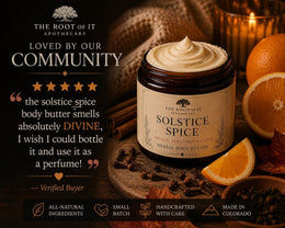 Orange Bergamot Clove Body Butter | Whipped Herbal Moisturizer | Citrus Spice Skin Care