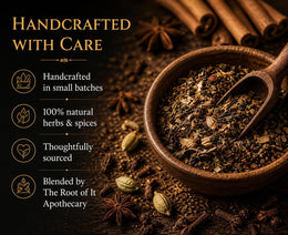 Warm Hug in a Mug Tea | Warming Spice Herbal Blend | Tulsi, Cardamom & Clove | Cozy Chai-Style Tea