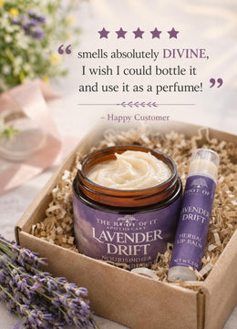 Lavender & Peppermint Herbal Body Butter • Ultra-Rich and Natural Moisturizer