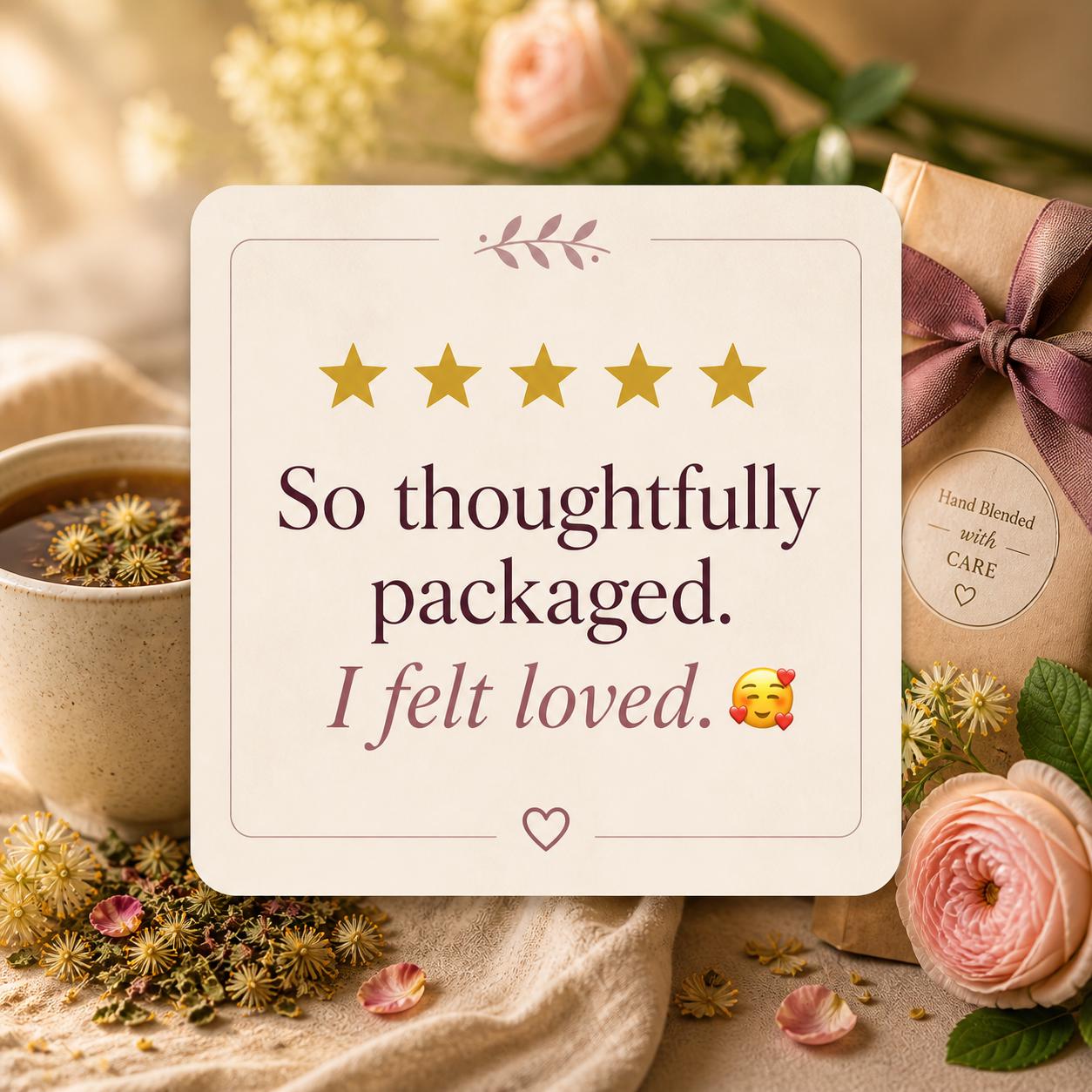 Cooling & Calming Tea Blend | Botanical Wellness Tea for Rest and Balance