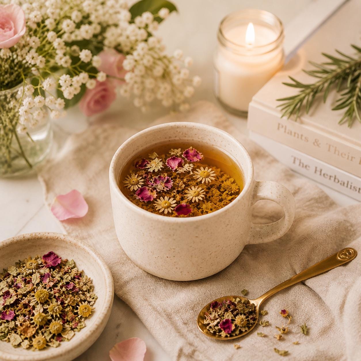 Focus Herbal Tea | Bright Botanical & Caffeine-Free Blend