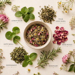 Focus Herbal Tea | Bright Botanical & Caffeine-Free Blend