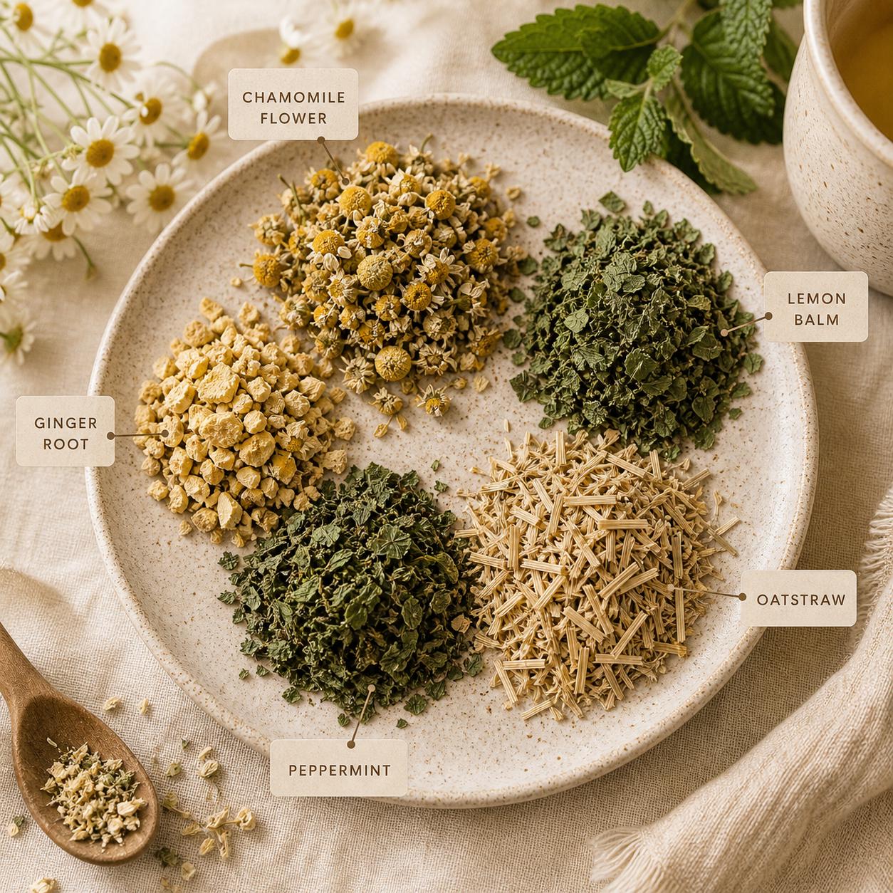 Mama’s Morning Tea – Gentle Herbal Tea with Mint, Lemon Balm & Ginger for Mom's To-Be