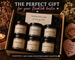 BookTok Bath Soaks NSFW | Naughty Acronym Collection | Romance Trope Self Care Gift | Spicy Reader Gift Set